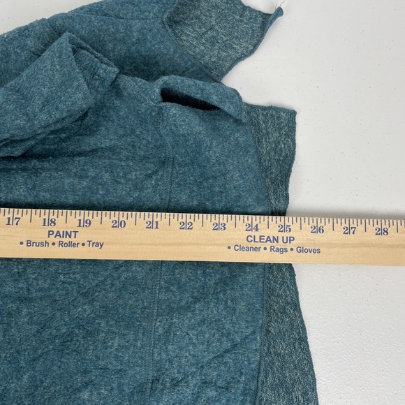 Soft Surroundings Womens Sweater Small Cowl Neck Blue Performance Stretch Winter - Picture 13 of 14